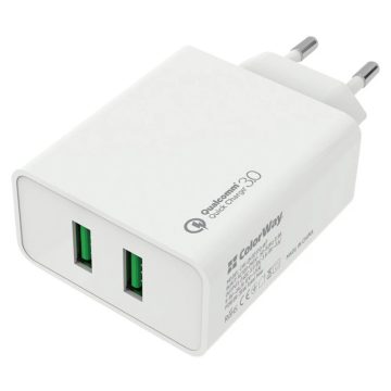 COLORWAY AC Charger 2USB Quick Charge 3.0 (36W)