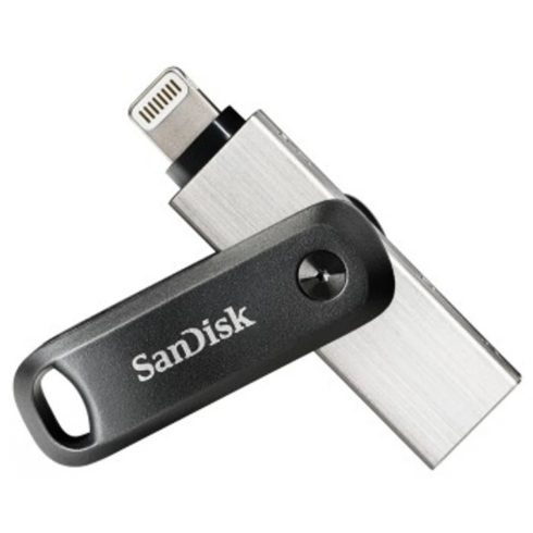 SANDISK iXpand Flash Drive Go 64GB USB 3.0 + Lightning Fekete-Ezüst