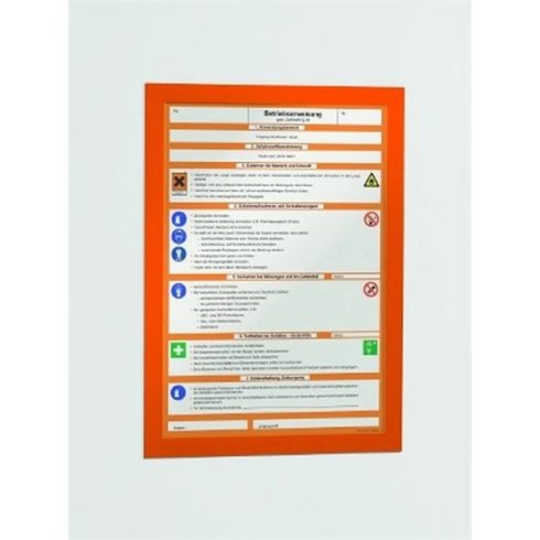 DURABLE 450.813 Duraframe A4 információs keret zöld 2db