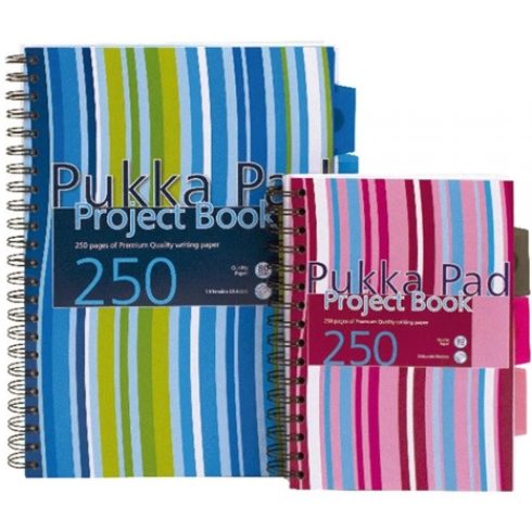 PUKKA PAD A15555081 Project Book A4 125lapos vonalas spirálfüzet