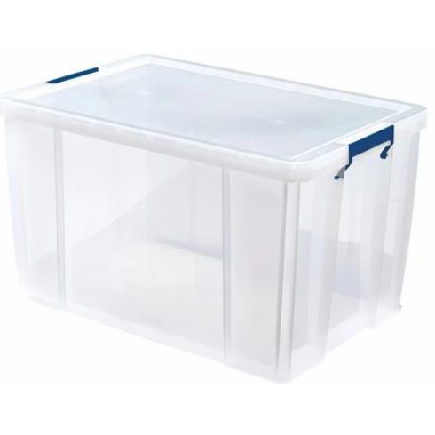 FELLOWES Műanyag tároló doboz átlátszó 85 liter ProStore