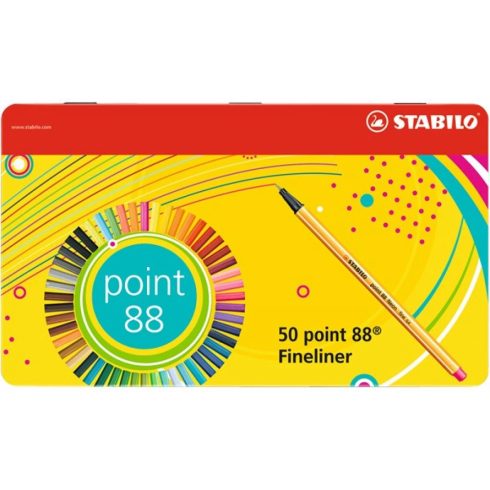 STABILO Point 88 50db-os vegyes színű tűfilc készlet