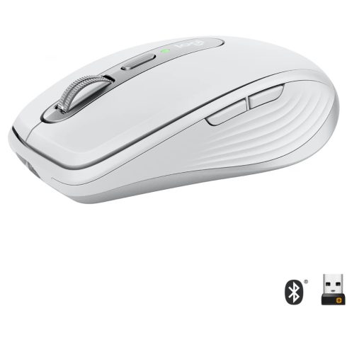 LOGITECH MX Anywhere 3 vezeték nélküli egér 2.4 GHz és Bluetooth Scroll MagSpeed Multdevice USB-C Szürke