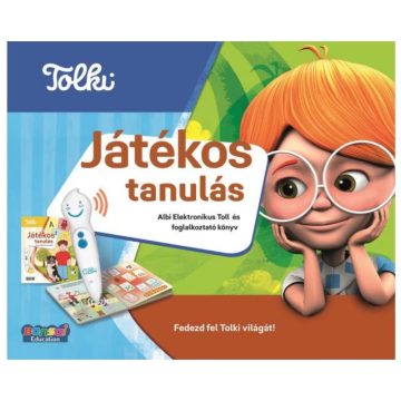   TOLKI Interaktív foglalkoztató könyv készlet - Játékos tanulás