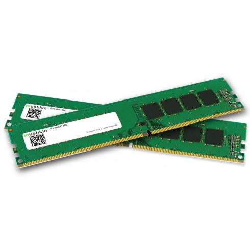 MUSHKIN 64GB Essentials DDR4 3200MHz CL22 KIT MES4U320NF32GX2