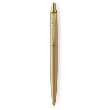   PARKER Golyóstoll nyomógombos arany színű klip arany tolltest Royal Jotter XL kék