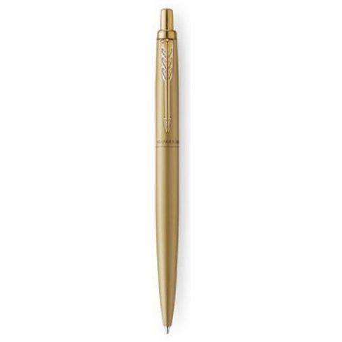 PARKER Golyóstoll nyomógombos arany színű klip arany tolltest Royal Jotter XL kék
