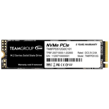 TEAM GROUP 512GB MP33 Pro M.2 PCIe M.2 2280 TM8FPD512G0C101