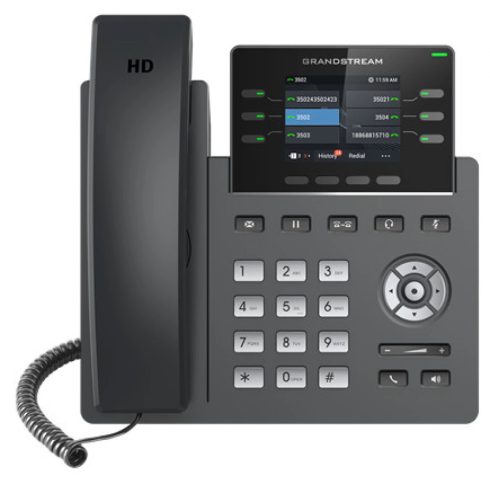GRANDSTREAM GRP2613 VoIP telefon fekete