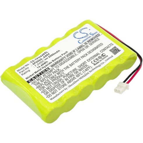 REALPOWER TPI A004 6P600A 7.2V 2000mAh utángyártott akku