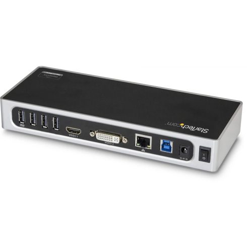 STARTECH Dual Monitor Laptop Docking Station with HDMI and DVI/VGA Video
