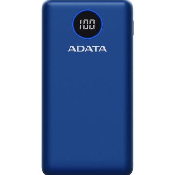 ADATA P20000QCD Power Bank kék