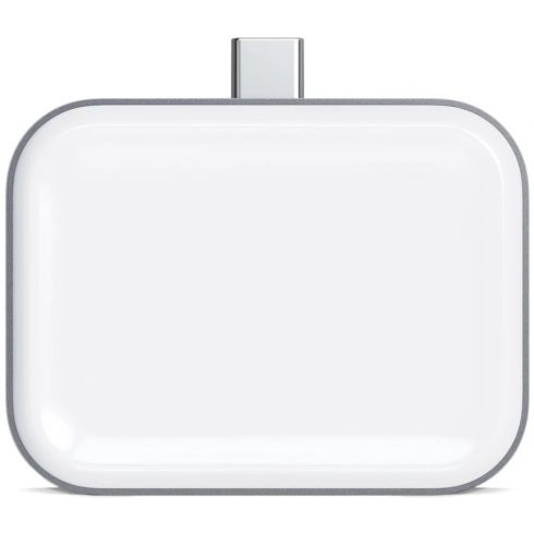 SATECHI USB-C Wireless AirPods Töltő Dokk (5W) szürke