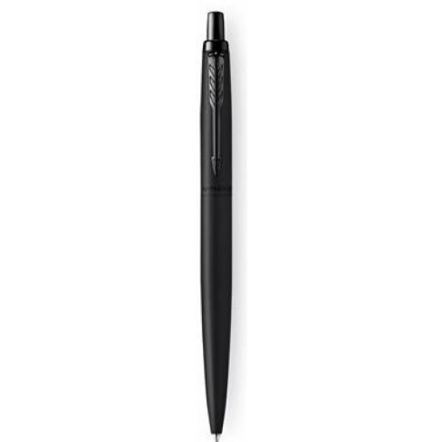 PARKER Golyóstoll nyomógombos fekete színű klip matt fekete tolltest Royal Jotter XL kék