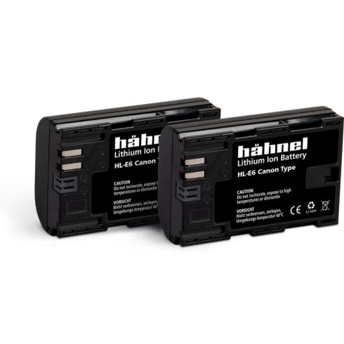 HAHNEL HL-E6 Twin Pack Canon LP-E6 1650mAh