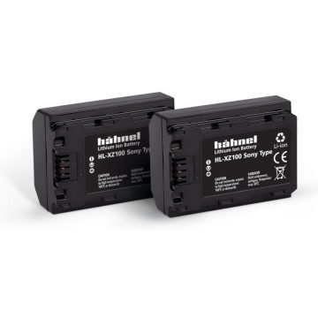 HAHNEL HL-XZ100 Twin Pack Sony NP-FZ100 2000mAh