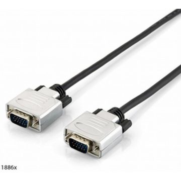 EQUIP VGA/D-Sub Összekötő Fekete 15m 118865
