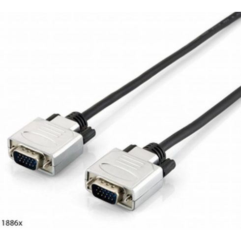EQUIP VGA/D-Sub Összekötő Fekete 15m 118865
