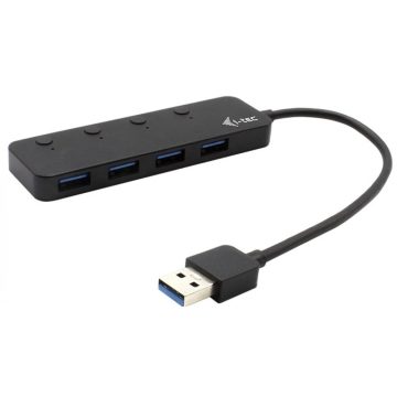   ITEC USB 3.0 Metal HUB 4 Port with individual On/Off Switches