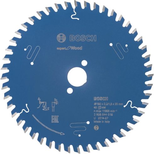 BOSCH Körfűrészlap Expert for Wood 160 x 20 x 2.2 mm 48