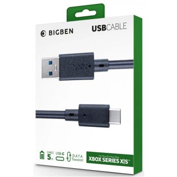 NACON 5 méteres Xbox Series X USB kábel fekete