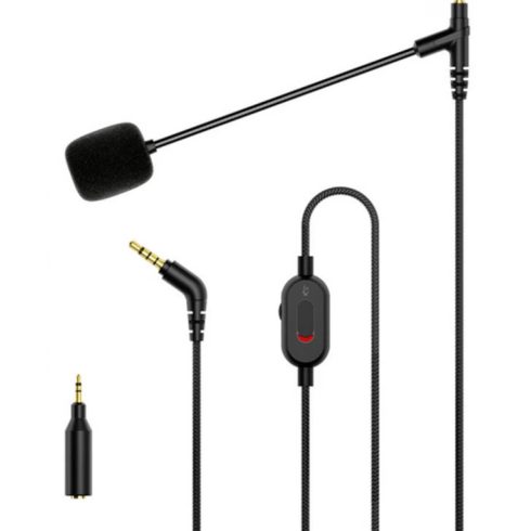 MEE Clearspeak Boom Univerzális headset kábel boom mikrofonnal fekete
