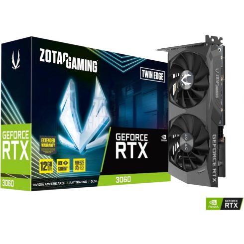 ZOTAC ZT-A30600E-10M GeForce RTX 3060 12GB GDDR6 Twin Edge PCIE