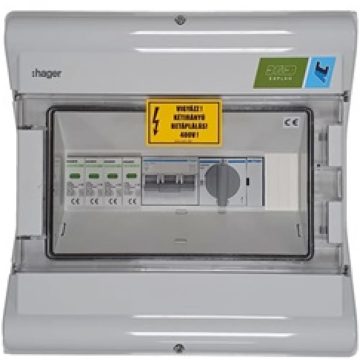 HAGER AC doboz 3 fázis T2 25A