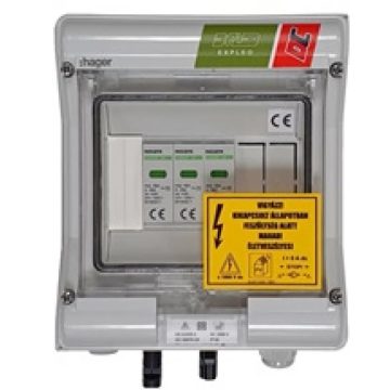 HAGER DC összekötő doboz 1 MPPT T2