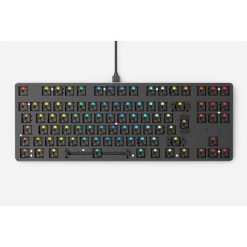 GLORIOUS GMMK TKL Barebone billentyűzet Magyar fekete