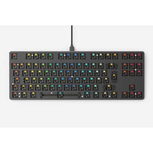 GLORIOUS GMMK TKL Barebone billentyűzet Magyar fekete