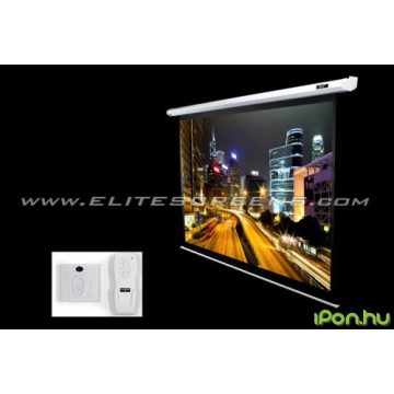   ELITESCREENS 84" 16:9 motoros fali vászon Spectrum Electric84XH 186 x 105 cm Fehér