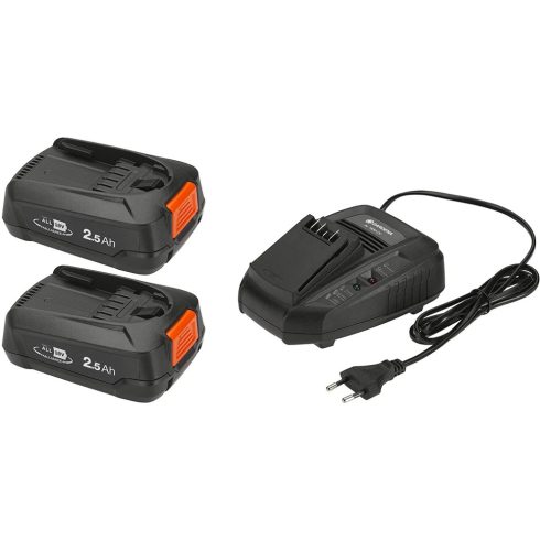 GARDENA 14907-20 Akkumulátor készlet P4A 2 x PBA 18V/45 + AL 1830 CV