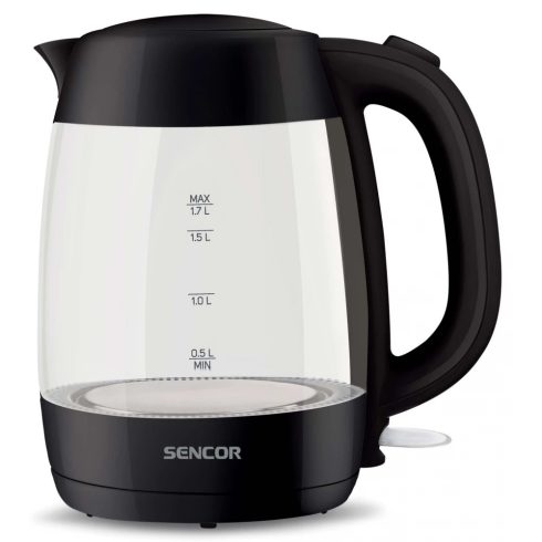 SENCOR SWK 7301BK Vízforraló üveg 2200 W 1.7 l fekete / üveg
