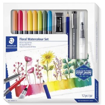   STAEDTLER Design Journey Floral Ecsetirón készlet kétvégű 8 különböző szín