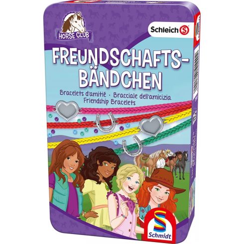 SCHMIDTSPIELE Schleich Horse Club barátság karkötő készítő szett