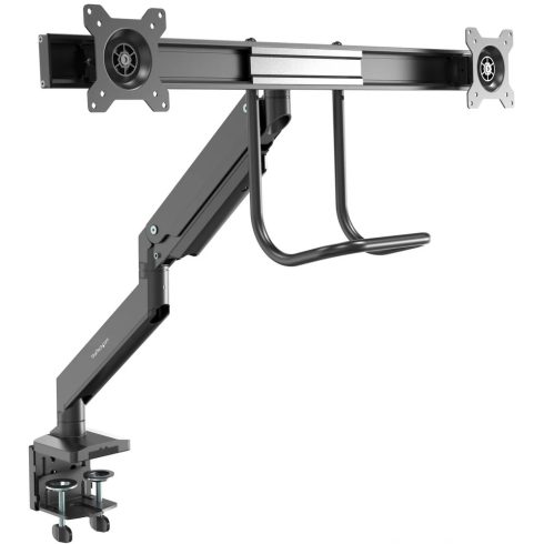 STARTECH Desk Mount Dual Monitor Arm with Crossbar Handle for Synchronized Full Motion 32