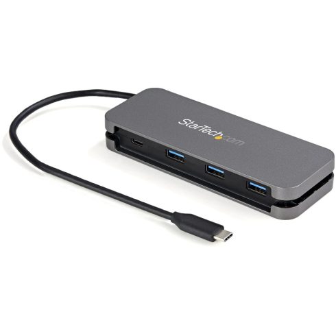 STARTECH 4 Port USB C Hub - 3x USB-A/1x USB-C - 5Gbps USB 3.0 Type-C Hub (3.2/3.1 Gen 1) - Bus Powered - Portable USB-C to USB-A Adapter Hub - 11.2" (28.5cm) Cable w/Cable Management