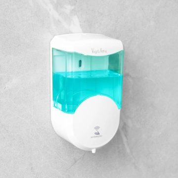   VOG & ARTHS 51120A Szenzoros szappanadagoló 600 ml fali elemes fehér-átlátszó