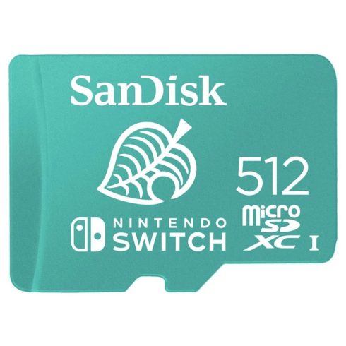 SANDISK microSDXC UHS-I card for Nintendo Switch zöld 512GB