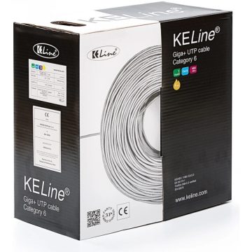 KELINE CAT6 Összekötő Szürke 305m KE400U23-ECA