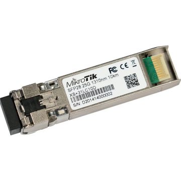 MIKROTIK XS+31LC10D 25G 1310nm Dual LC UPC connecto 10km SM