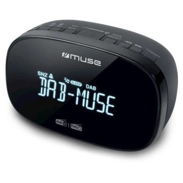 MUSE M-150CDB DAB+/FM Ébresztőórás rádió fekete