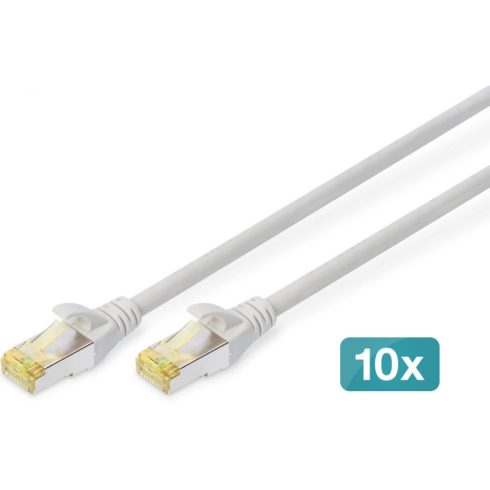 DIGITUS UTP CAT6A Összekötő Szürke 2m DK-1644-A-020-10