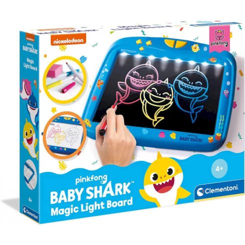 CLEMENTONI Pinkfong Baby Shark varázslatos rajztábla