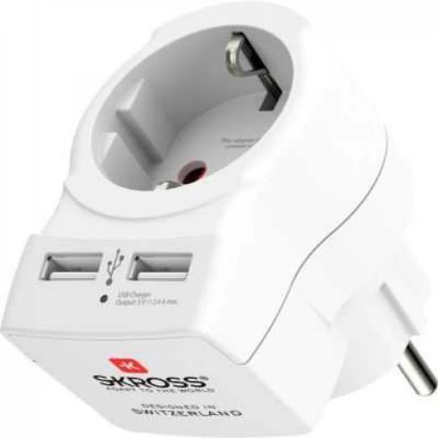 SKROSS 1.500282 Europe to Europe 2x USB