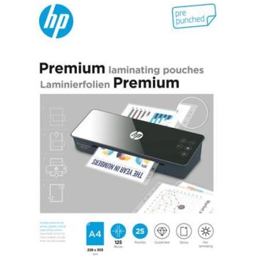   HP Premium Meleglamináló fólia 125 mikron A4 fényes 25 db
