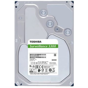   TOSHIBA S300 Surveillance Hard Drive 6TB 3.5" 5400rpm 256MB SATA HDWT860UZSVA OEM
