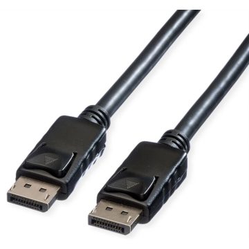   ROLINE DisplayPort 1.2/1.2a Összekötő Fekete 10m 11.04.5986-5