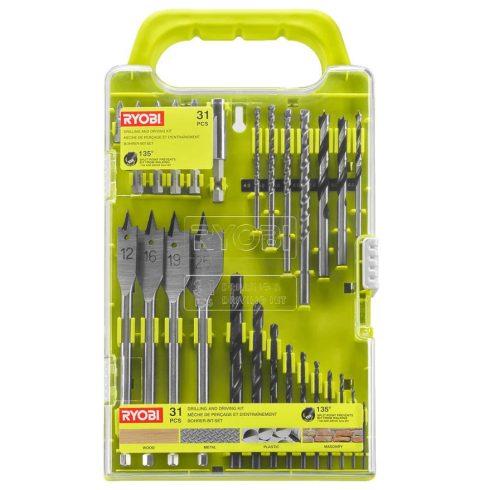 RYOBI RAKDD31 31 db-os fúró- és bit készlet